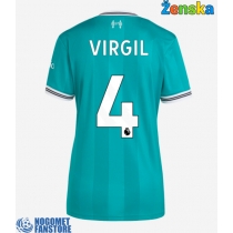 Liverpool Virgil van Dijk #4 Rezervni Dres za Ženska 2025-26 Kratak Rukav